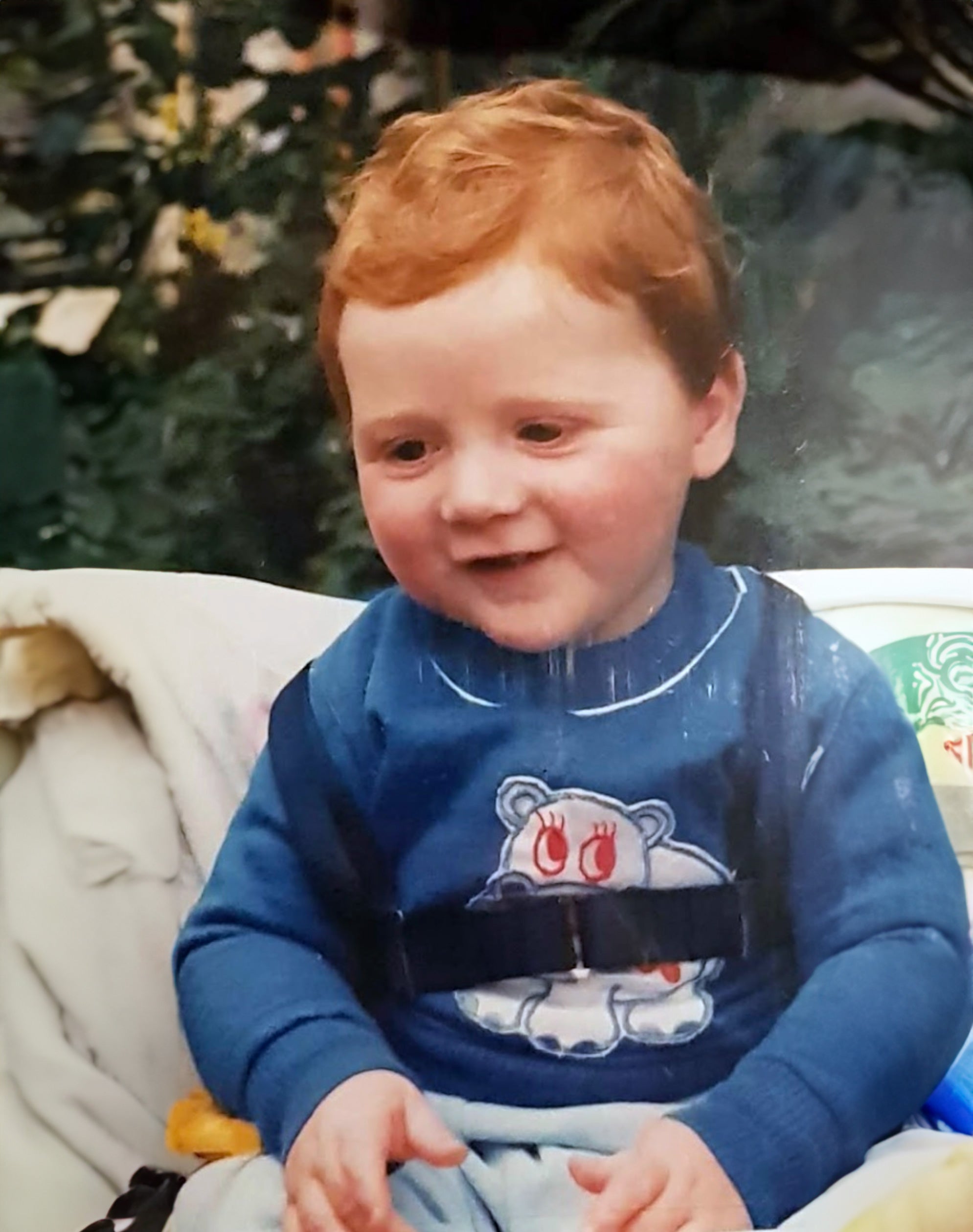 Mark Gilmour when he was a child